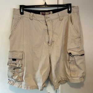 men's vintage cargo‎ shorts 36 with 8 inch insane. Baggy.